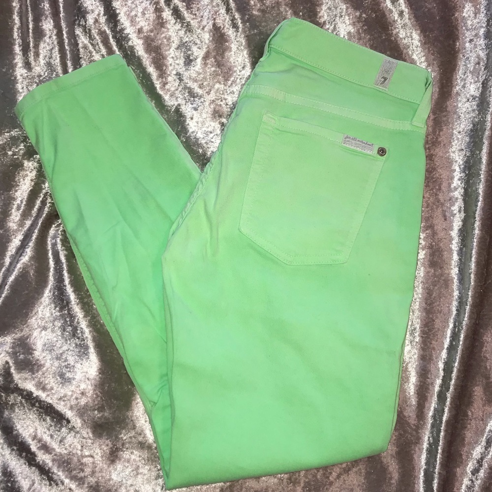 7 For All Mankind Cropped Skinny Jeans